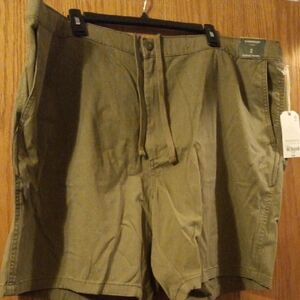 Men's mutual weave Shorts chino board short sz 50 inseam 8 Eldorado Sage olive